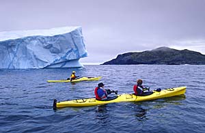 kayaking near Lanse au pigeon