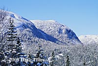 snow-covered mountains