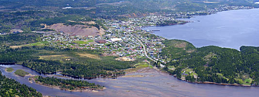 Springdale aerial panoramic
